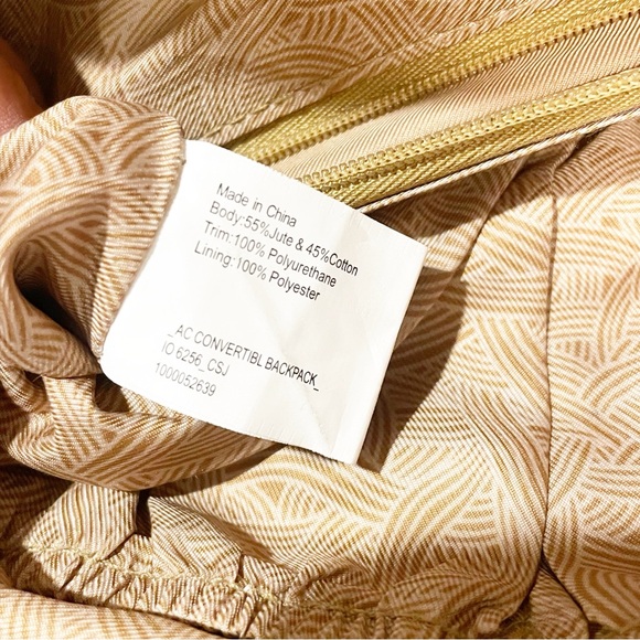 Sakroots Multi Color Convertible Peace bird Backpack Travel - Picture 5 of 6